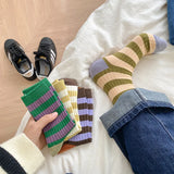 Korean Style Thick Mid-tube Socks