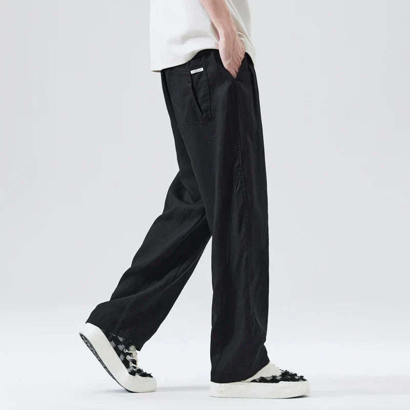 Lightweight Korean Straight Leg Pants