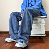 Straight Leg Solid Color Jeans