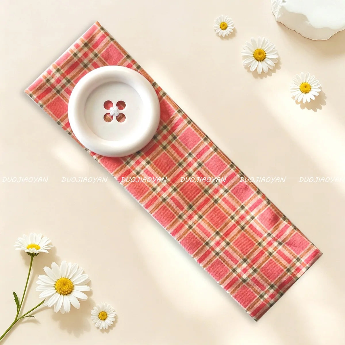 Kawaii Button Headband