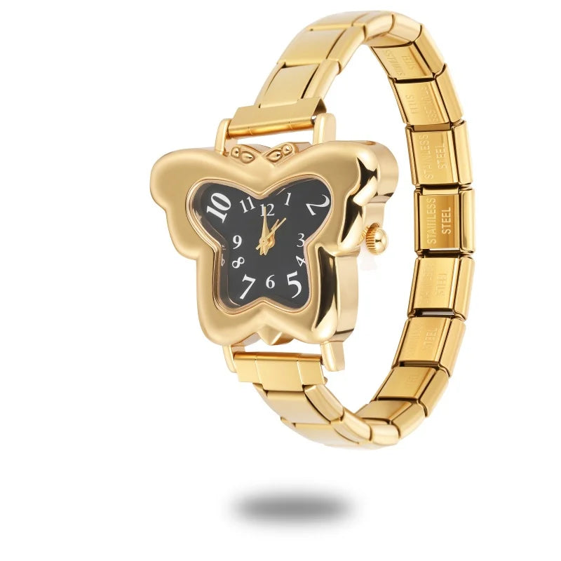 Italian Stainless Butterfly Watch