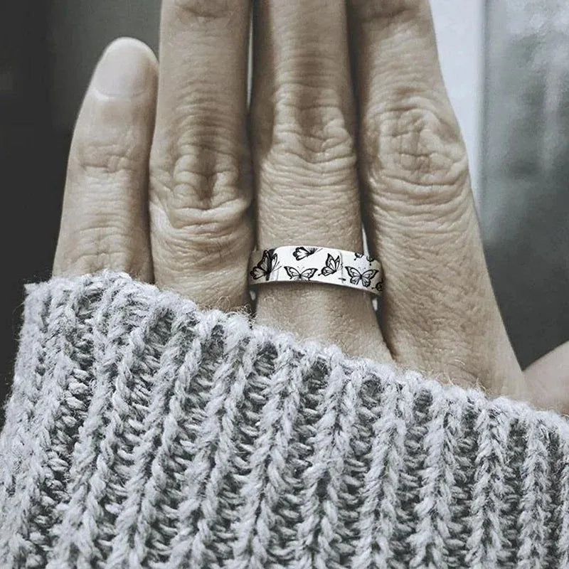 Vintage-Seelenfalter-Ring