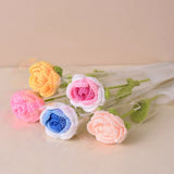 Single Bouquet Hand-Knitted Crochet Flower