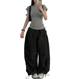 Damen Baggy Oversized Cargohose