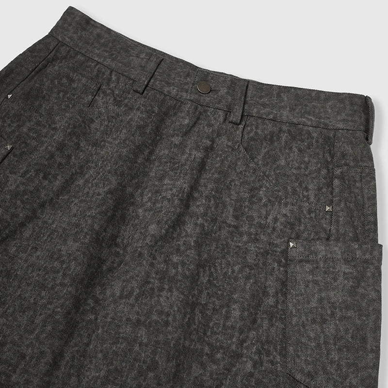 Leopard Camo Straight Leg Pants