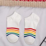 Striped Boat Rainbow Socks