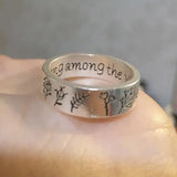 Handmade Vintage Dandelion Ring