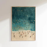 People Swimming in Ocean Posters Print