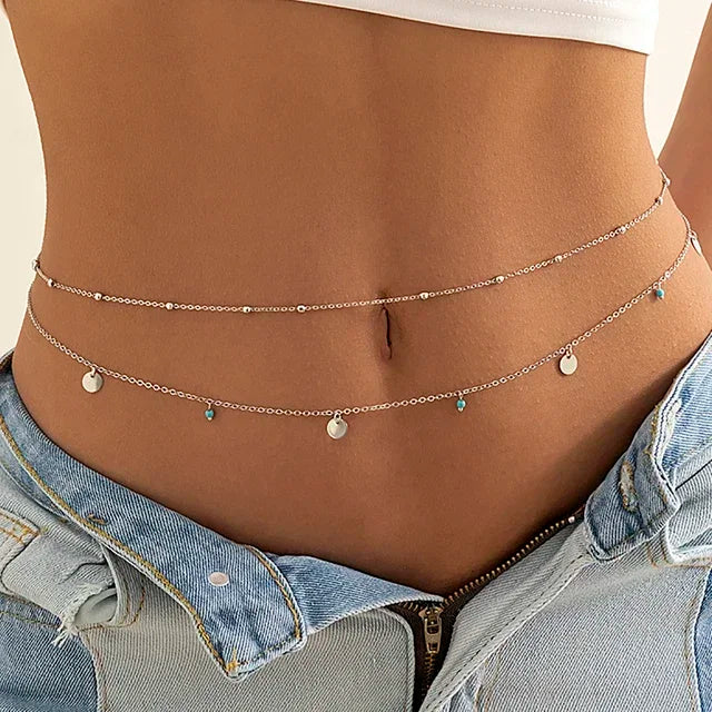 Pearl Summer Vintage Body Chain