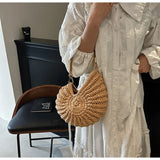 Creative Conch Handmade Crochet Shoulder Bag