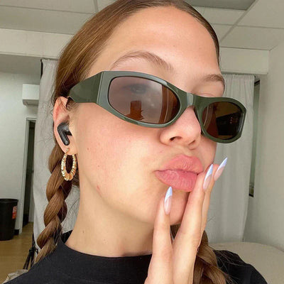 Y2K Punk Square Sunglasses