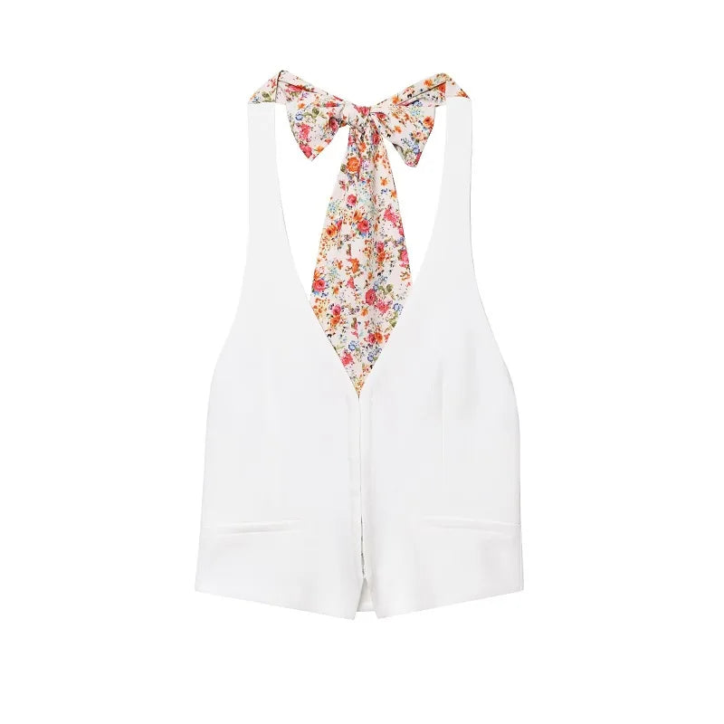 Scarf Belted Women's Set