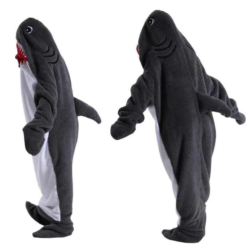 Shark Hoodie Blanket