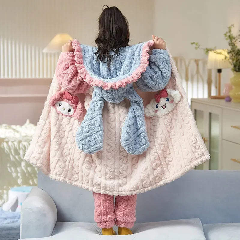 Kuromi Kinder Plüschpyjama
