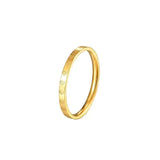 Gold Heart-Carved Ring
