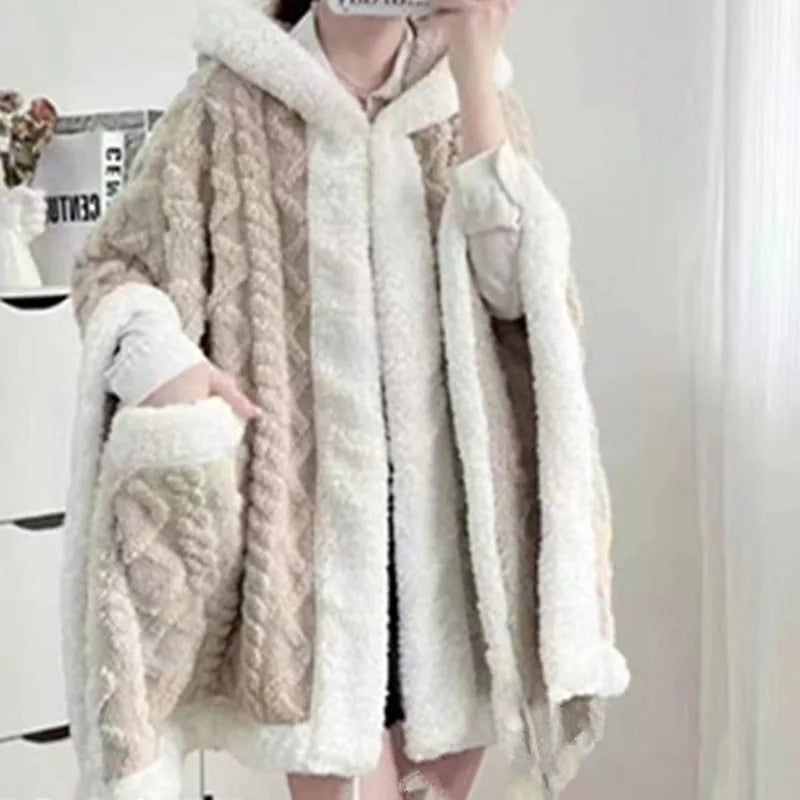Shawl Household Blanket Hooded
