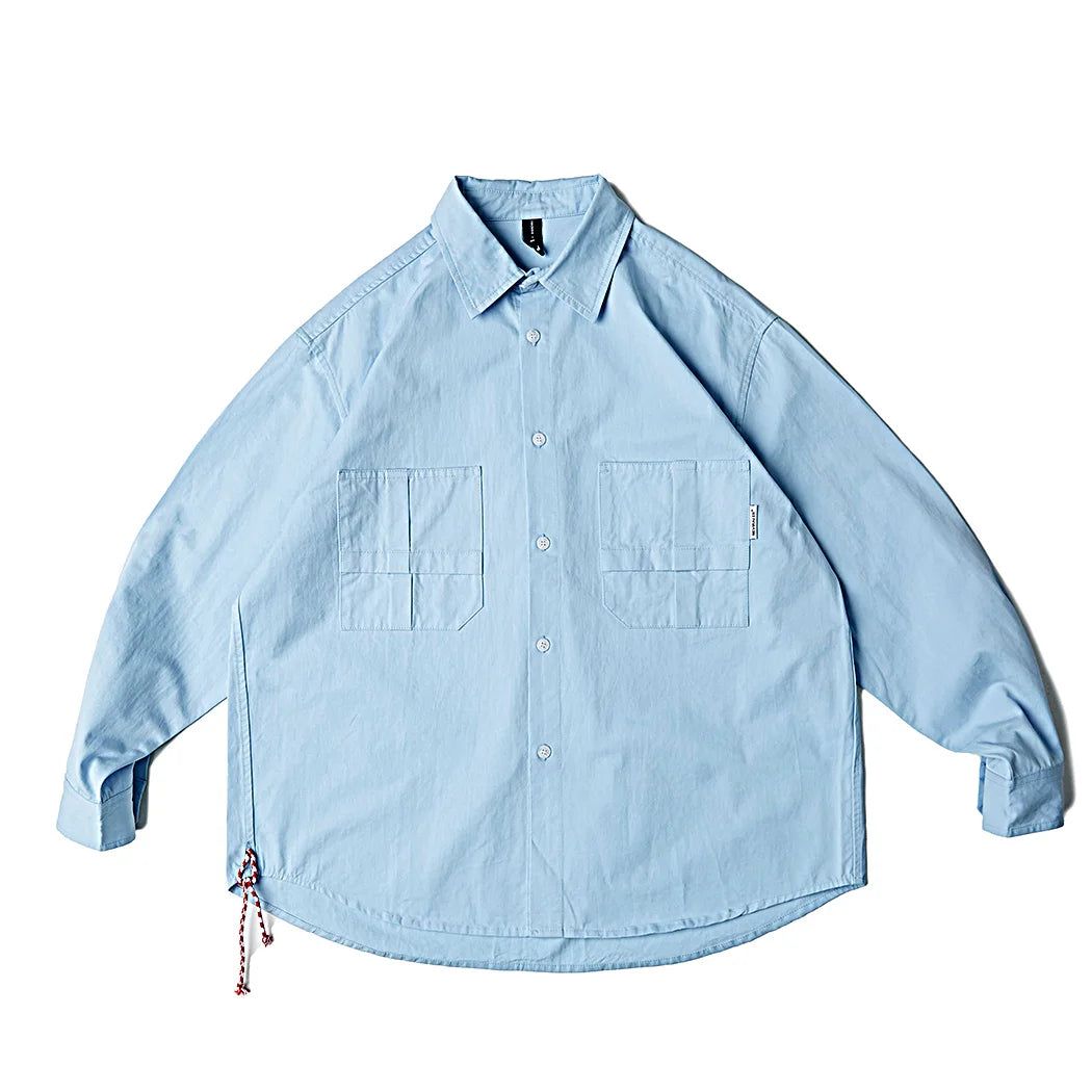 Urban Loose Fit Casual Cargo Shirt