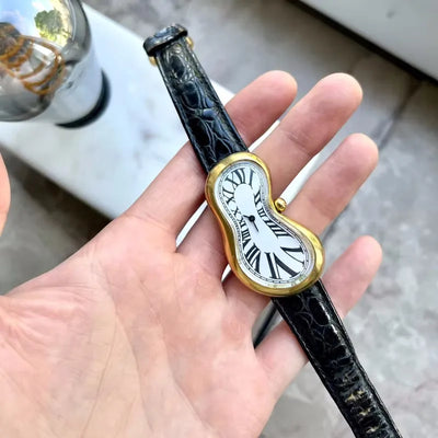 Melting Twisted High Quality Leather Watch