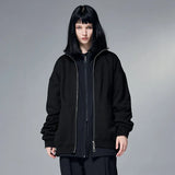 Stehkragen Winterfleece Windbreaker Jacke