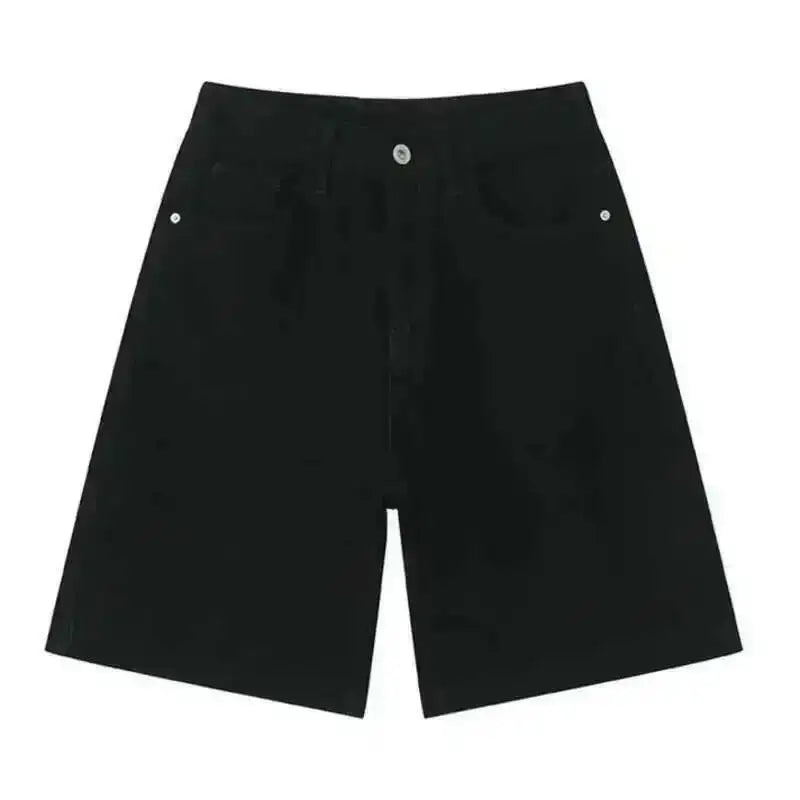 Y2K Washed Denim Shorts
