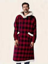 Christmas Flannel Hooded Blanket Pyjamas