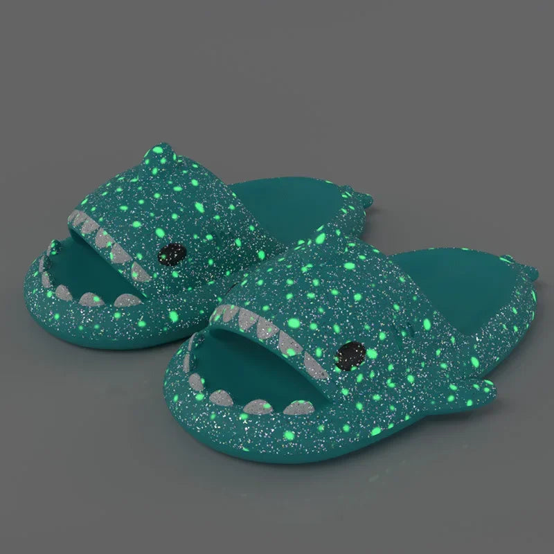 Luminous Sharky Slippers