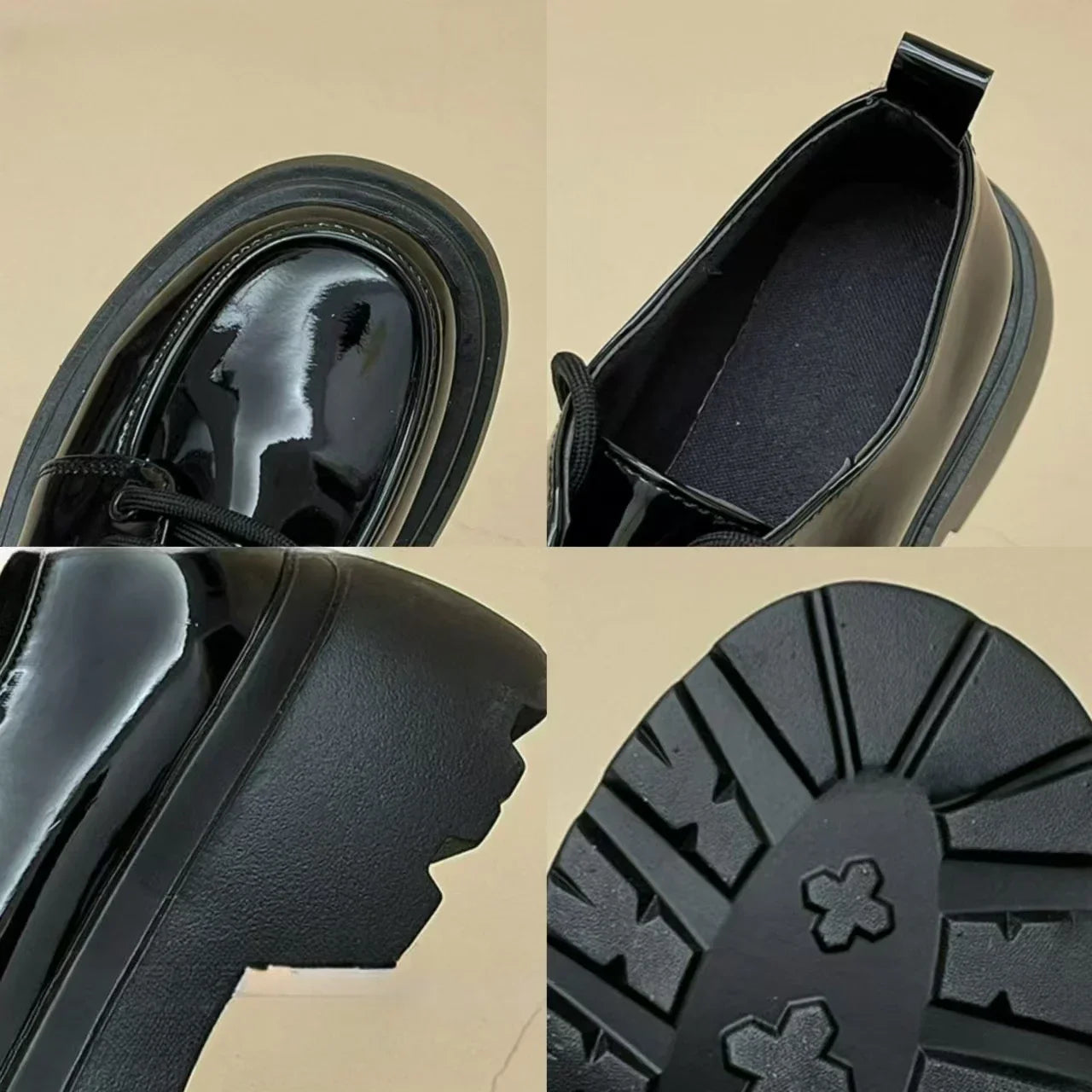 Soft Grunge Black Platform Shoes