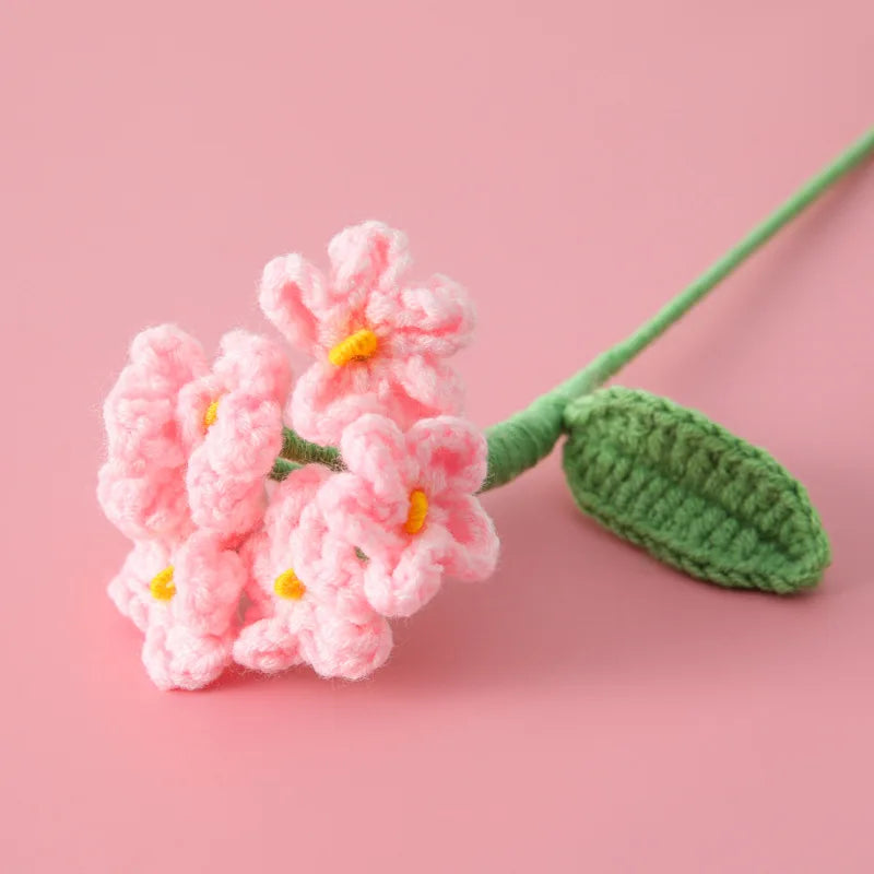Handwoven Knitted Graduation Cute Mini Bouquet Flower