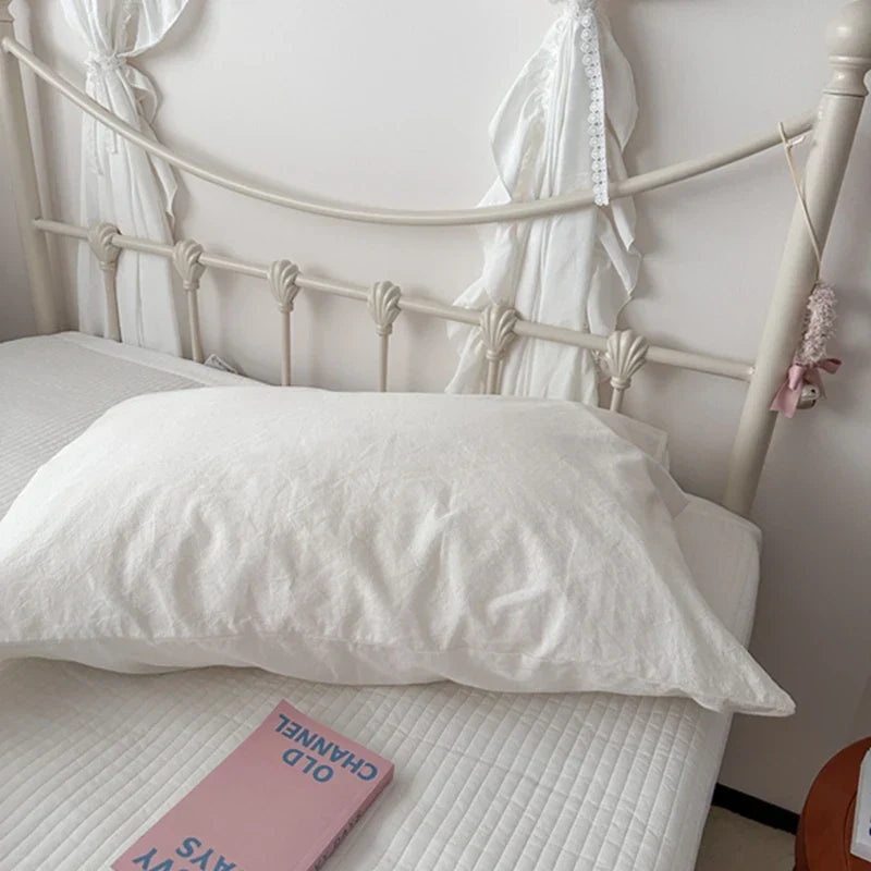 Cotton Colorful Stripe Pillow Case