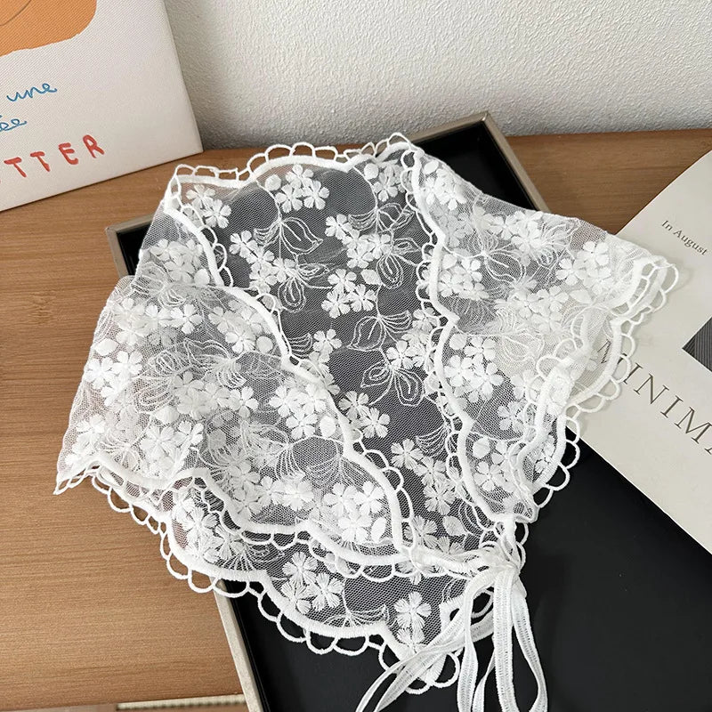 Women's Transparent Triangular Bandana