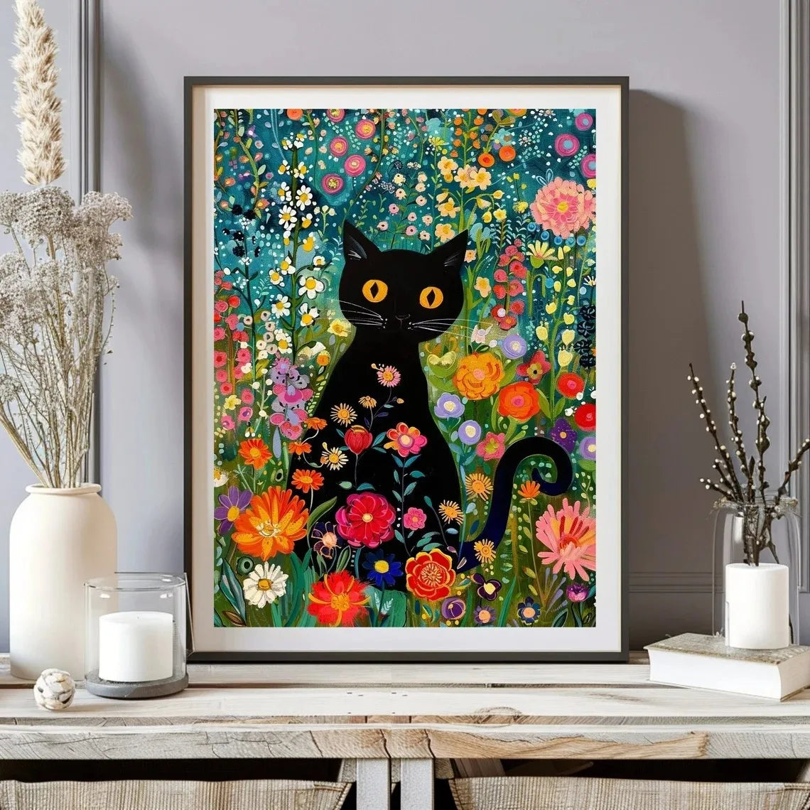 Vintage Klimt Woman Paint