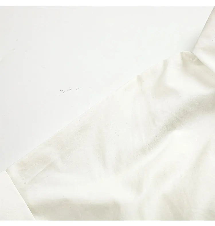 Women Korean Short Sleeve White Shirt