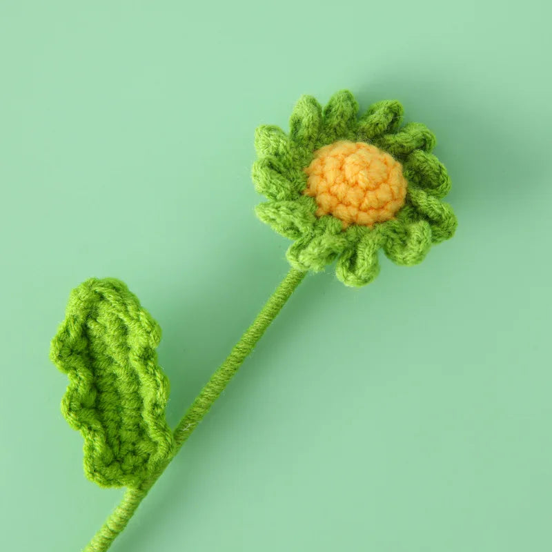 Handwoven Knitted Graduation Cute Mini Bouquet Flower