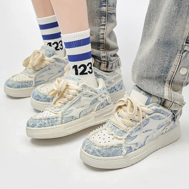 Retro Star Leather Sneakers