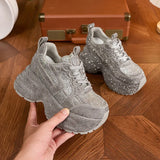 Women's Rhinestone Sneakers