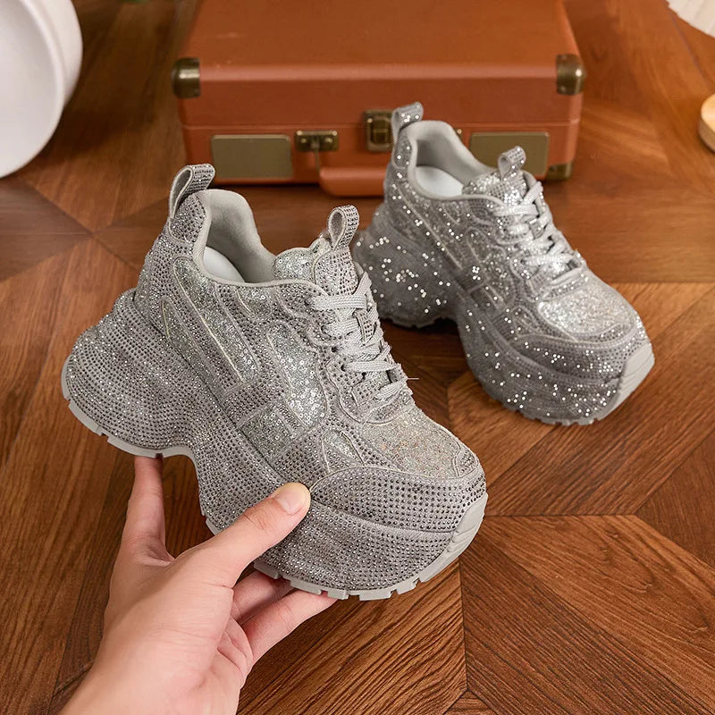 Women's Rhinestone Sneakers