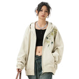 Soft Girl Zip-Up Oversize Hoodie