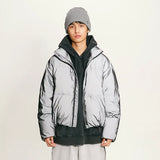 Winter Down Reflective Puffer Jacket