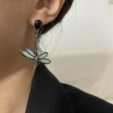 Dragonfly Retro Drip Oil Earrings