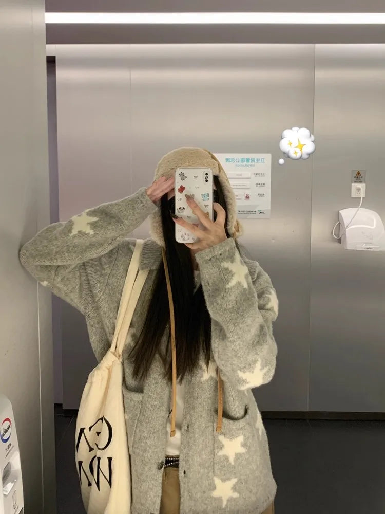 Y2K Oversized Cardigan