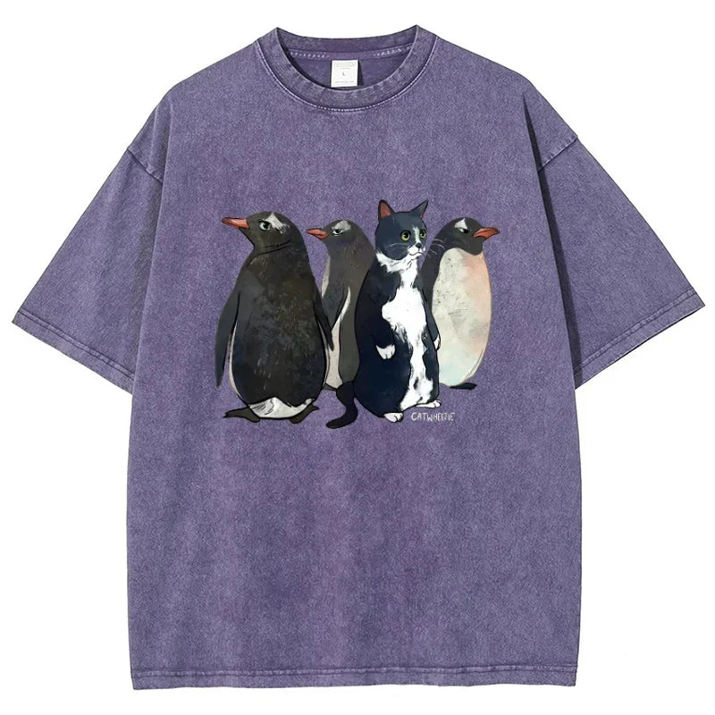 Vintage Washed Imposter Cat T-shirt