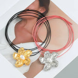 Collares Vintage de Flores de Metal