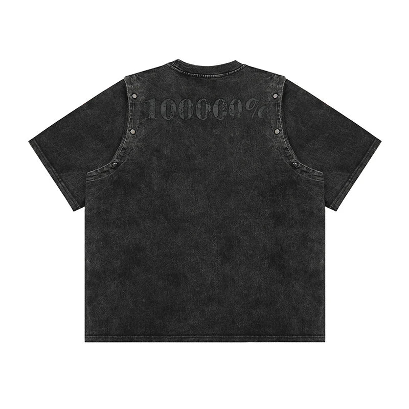 Vintage Gothic Print T-Shirt