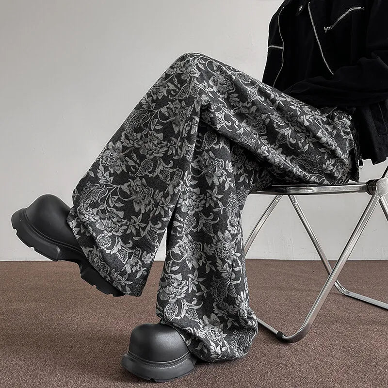 Paisley Floral Pattern Pants