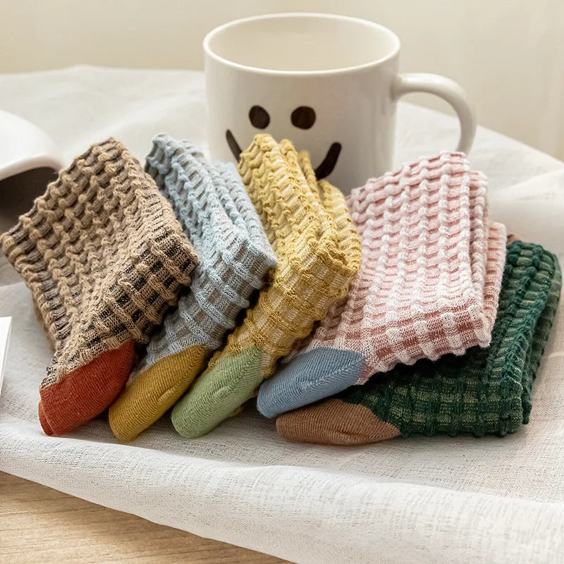 Plaid Retro Thick Socks