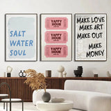 Simple Trendy Text Printing Poster