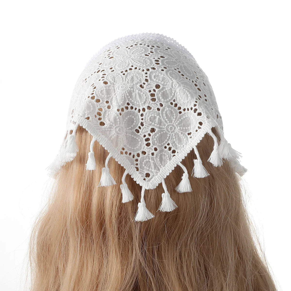 Flower Print Triangle Handmade Headband
