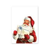 Merry Christmas Cartoon Santa Poster