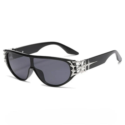 Y2K Metal Cat Eyes Sunglasses