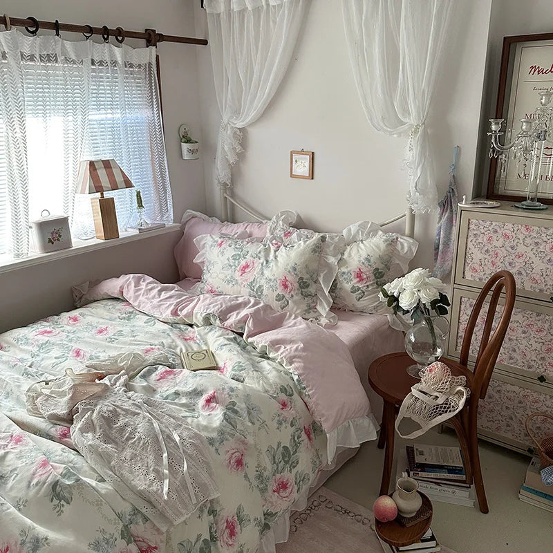French Princess Style Soft Bedding Set